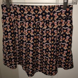 Urban outfitters patterned skirt